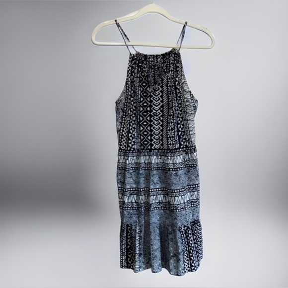 Loft halter blue and white dress - size medium - Picture 6 of 8